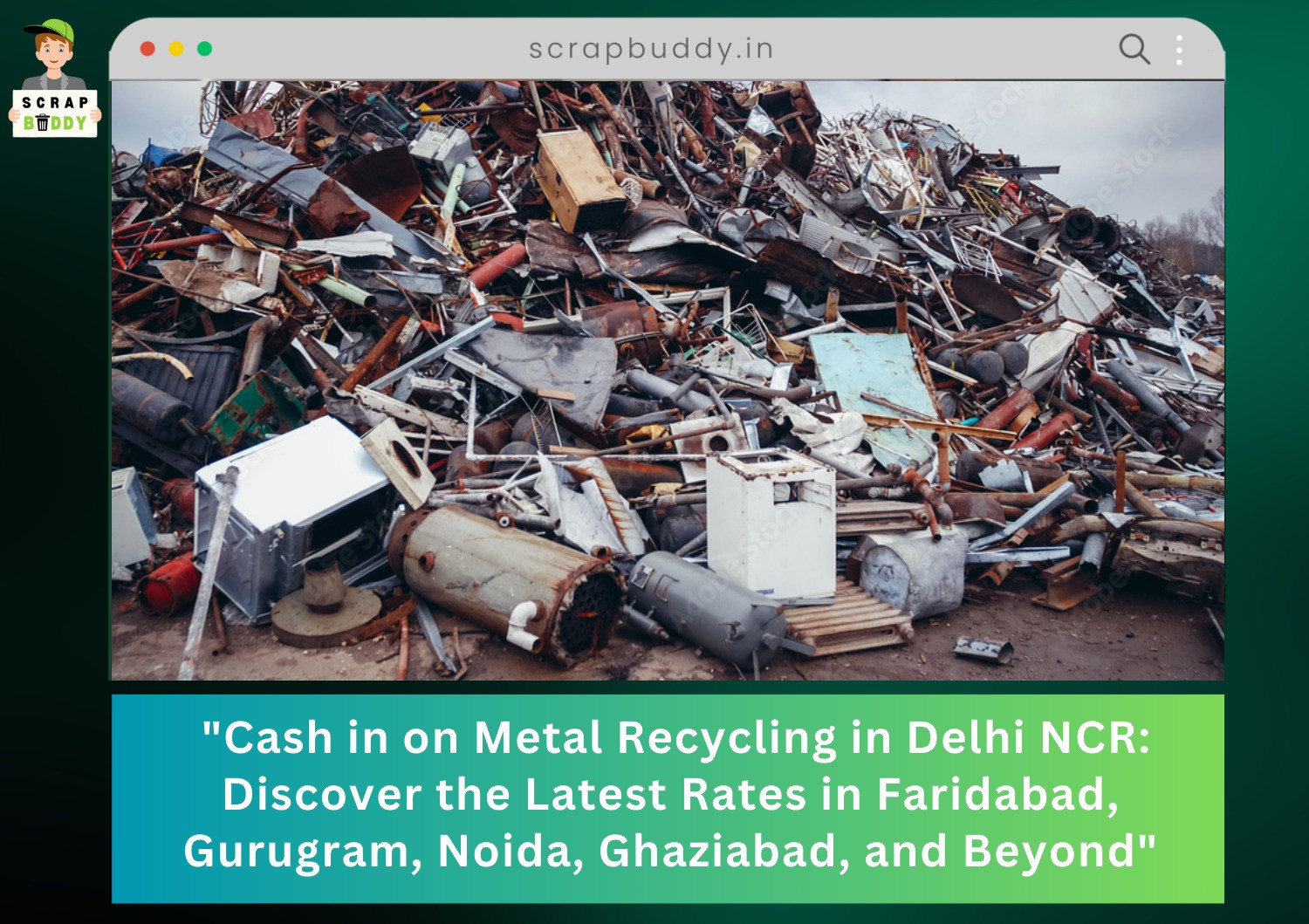 Cash in on Metal Recycling in Delhi NCR: Discover the Latest Rates in Faridabad, Gurugram, Noida, Ghaziabad, and Beyond